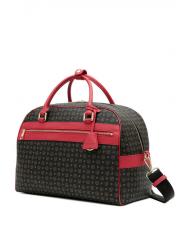 POLLINI HERITAGE TRAVEL Borsone con tracolla nero lacca - Borsoni - 2