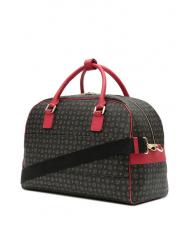 POLLINI HERITAGE TRAVEL Borsone con tracolla nero lacca - Borsoni - 3