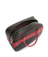 POLLINI HERITAGE TRAVEL Borsone con tracolla nero lacca - Borsoni - 4
