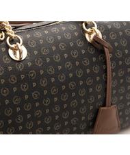POLLINI Heritage Classic Borsa a mano, con  tracolla nero marrone - Borse Donna - 4