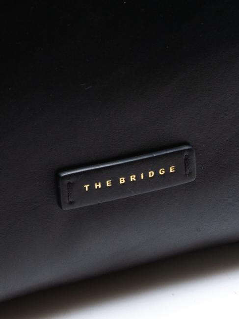 MATILDE Shopping bag in pelle Nero Oro - Borse Donna