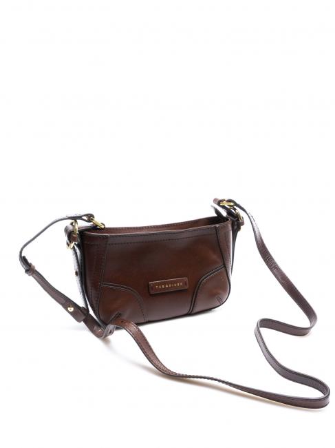 MATILDE Mini bag a tracolla in pelle MARRONE - Borse Donna