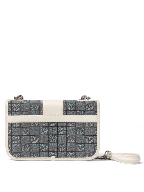 MONOGRAM Mini bag a tracolla in tessuto jacquard avio - Borse Donna