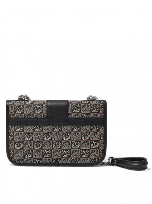 MONOGRAM Mini bag a tracolla in tessuto jacquard NERO/MULTI - Borse Donna