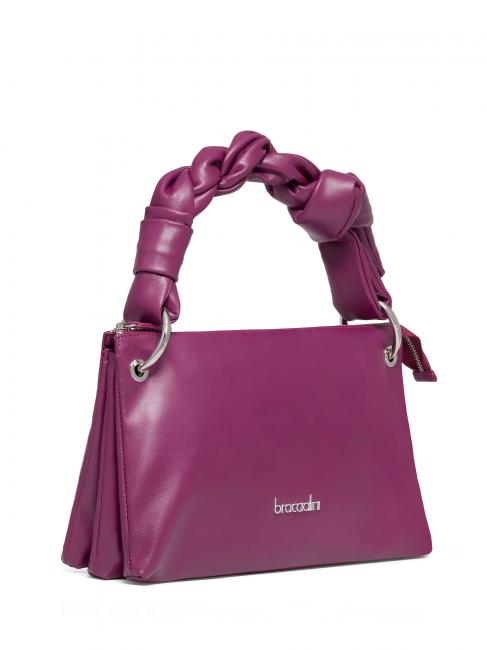 CHARLIZE Borsa a spalla in pelle prugna - Borse Donna