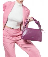 BRACCIALINI CHARLIZE Borsa a spalla in pelle prugna - Borse Donna - 4