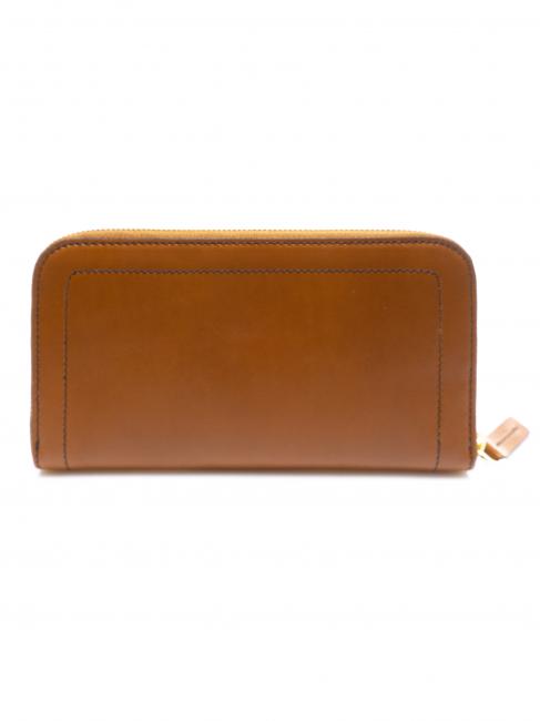 PANZANI Portafoglio in pelle cognac scuro abb. oro - Portafogli Donna