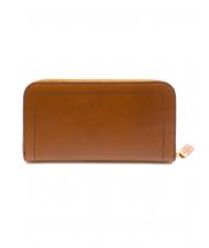 THE BRIDGE PANZANI Portafoglio in pelle cognac scuro abb. oro - Portafogli Donna - 3