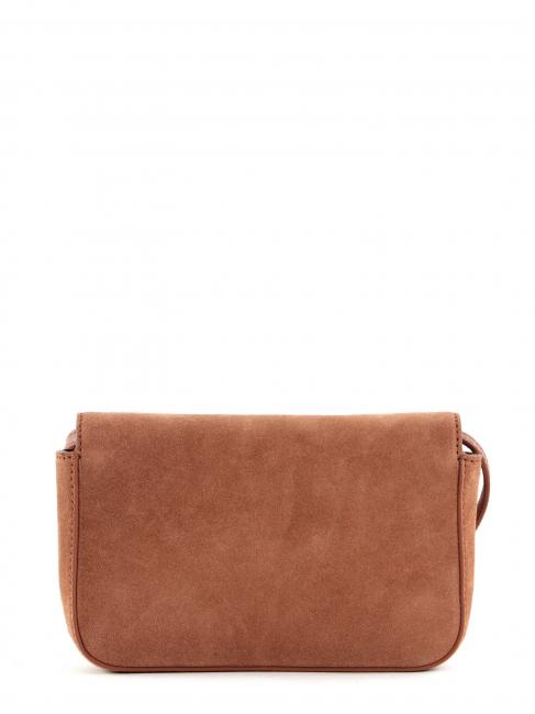 BORSA MINI Mini Bag a tracolla, in pelle suede cinnam - Borse Donna