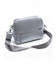 MANDARINA DUCK ATHENA MIni bag in pelle con tracolla SILVER - Borse Donna - 2