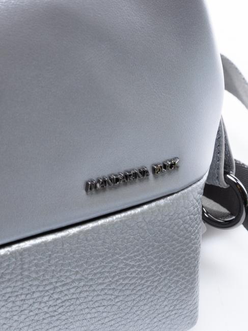 ATHENA MIni bag in pelle con tracolla SILVER - Borse Donna