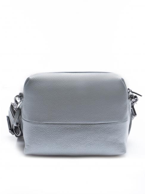 ATHENA MIni bag in pelle con tracolla SILVER - Borse Donna