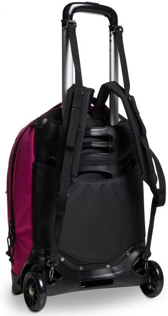 NEW WAY NEW PLUG Plain Zaino Trolley, sganciabile festival fuchsia - Zaini con carrello
