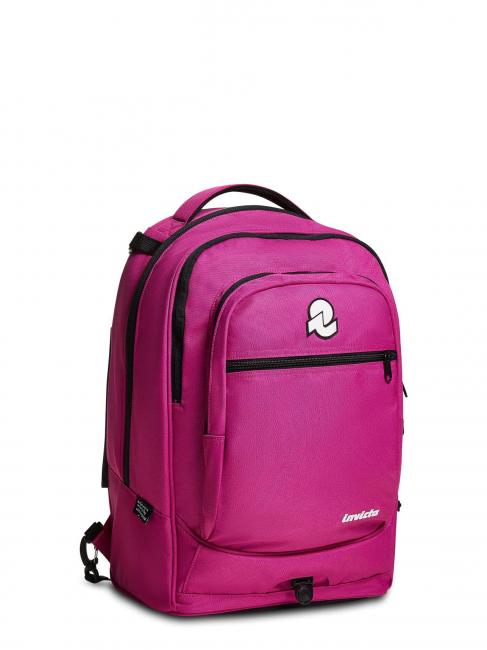 NEW WAY NEW PLUG Plain Zaino Trolley, sganciabile festival fuchsia - Zaini con carrello