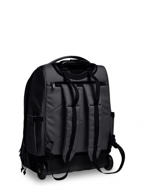 NEW WAY NEW BUMP Plain Zaino Trolley 2 in 1 Nero - Zaini con carrello