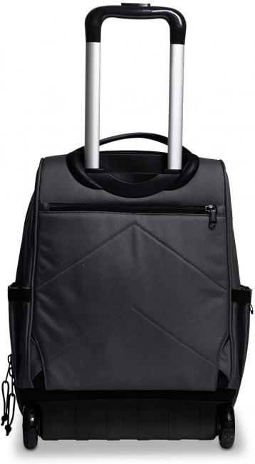 NEW WAY NEW BUMP Plain Zaino Trolley 2 in 1 Nero - Zaini con carrello