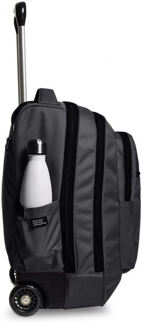 NEW WAY NEW BUMP Plain Zaino Trolley 2 in 1 Nero - Zaini con carrello