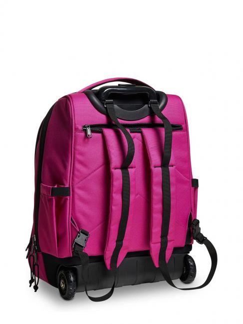 NEW WAY NEW BUMP Plain Zaino Trolley 2 in 1 festival fuchsia - Zaini con carrello