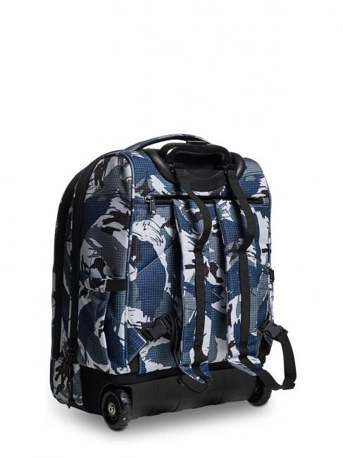 NEW WAY NEW BUMP Fantasy Zaino Trolley 2 in 1 military camo blue - Zaini con carrello