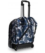 INVICTA NEW WAY NEW BUMP Fantasy Zaino Trolley 2 in 1 military camo blue - Zaini con carrello - 3