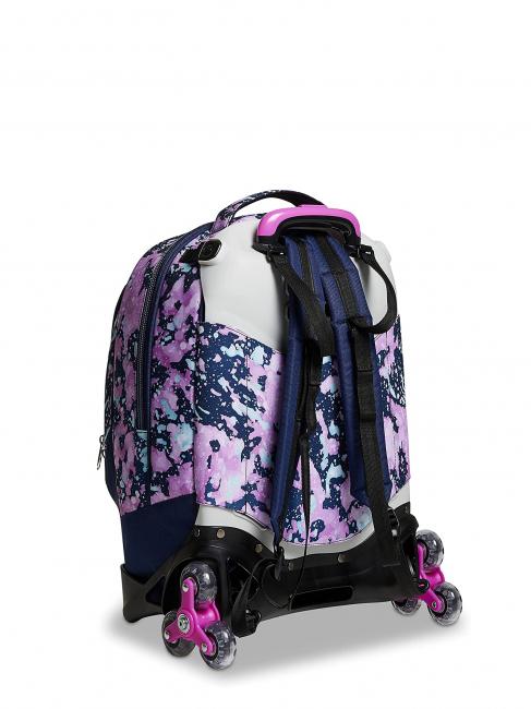 DRAWINGPIN GIRL JACK Zaino con carrello sganciabile, ruote triple  bluedeep - Zaini con carrello