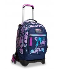 SEVEN DRAWINGPIN GIRL JACK Zaino con carrello sganciabile, ruote triple  bluedeep - Zaini con carrello - 5