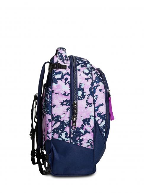 DRAWINGPIN GIRL JACK Zaino con carrello sganciabile, ruote triple  bluedeep - Zaini con carrello