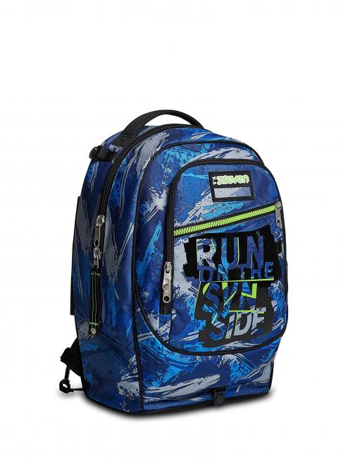 7.1 JACK Crafter Boy Zaino Trolley a ruota tripla, sganciabile bluedeep - Zaini con carrello