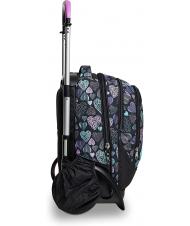 SEVEN 7.1 TYRE Patchyheart Girl Zaino Trolley Sganciabile Nero - Zaini con carrello - 8