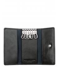 SPALDING WASHINGTON Astuccio Portachiavi in pelle nero - Portachiavi - 2