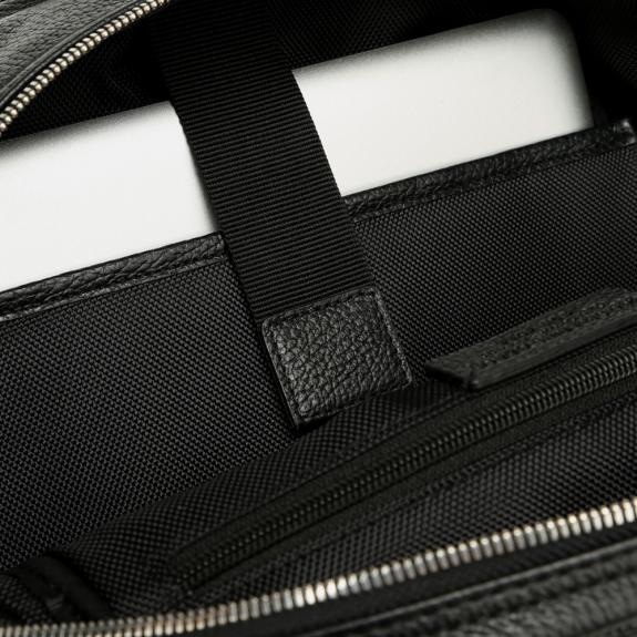 VERMONT Zaino porta PC 13", in pelle nero - Zaini da lavoro porta PC