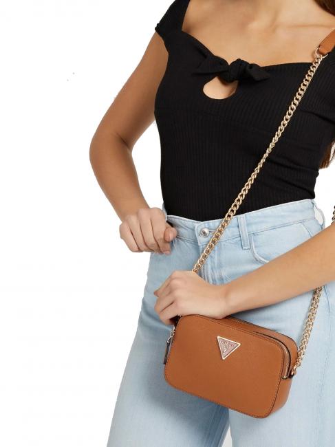 NOELLE Mini camera bag a tracolla light cognac - Borse Donna