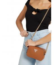 GUESS NOELLE Mini camera bag a tracolla light cognac - Borse Donna - 4