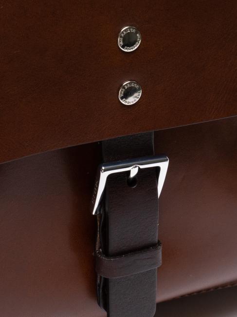 LORENZO Zaino in pelle porta PC 14" Marrone/Palladio           - Zaini da lavoro porta PC