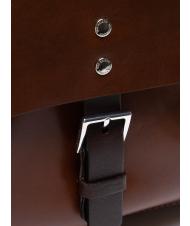 THE BRIDGE LORENZO Zaino in pelle porta PC 14" Marrone/Palladio           - Zaini da lavoro porta PC - 3