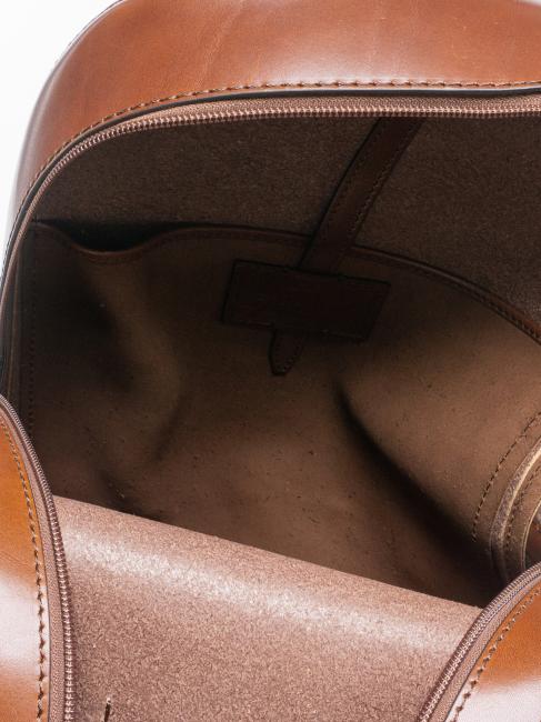 LORENZO Zaino in pelle porta PC 14" Marrone/Palladio           - Zaini da lavoro porta PC