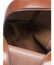 THE BRIDGE LORENZO Zaino in pelle porta PC 14" Marrone/Palladio           - Zaini da lavoro porta PC - 5