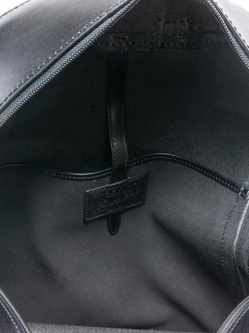 LORENZO Zaino in pelle porta PC 14" Nero - Zaini da lavoro porta PC