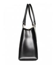 FURLA DORIS L Borsa tote in vitello avion soft double Nero - Borse Donna - 3
