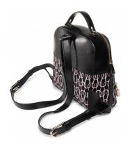 FURLA PIPER Zaino in canvas stampa catena e pelle - Borse Donna