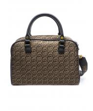 BRACCIALINI MONOGRAM Borsa bauletto in tessuto jacquard classic - Borse Donna - 4