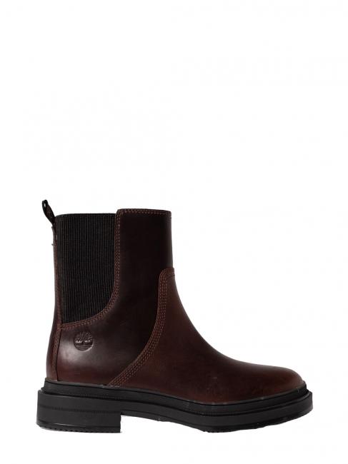LISBON LANE Chelsea Stivaletti in pelle nocciola - Scarpe Donna