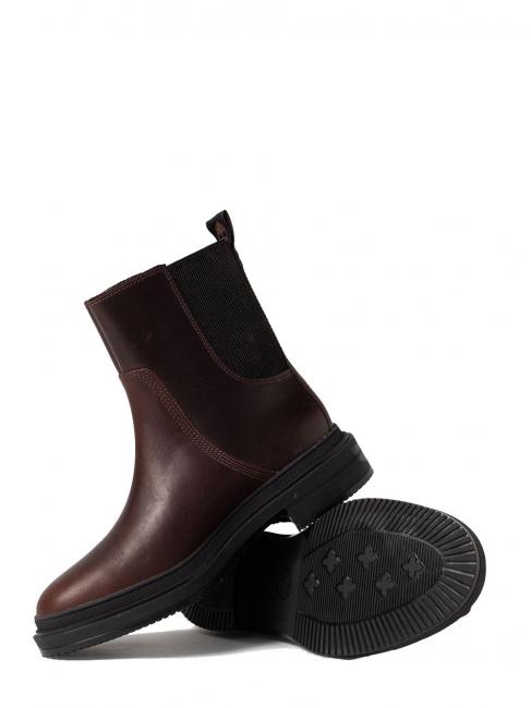 LISBON LANE Chelsea Stivaletti in pelle nocciola - Scarpe Donna