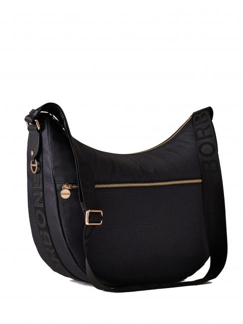LUNA BAG MEDIUM Sacca a tracolla dark black - Borse Donna