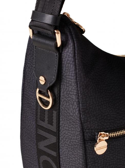 LUNA BAG MEDIUM Sacca a tracolla dark black - Borse Donna