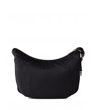 BORBONESE LUNA BAG SMALL ECO LINE Sacca con tracolla dark black - Borse Donna - 4