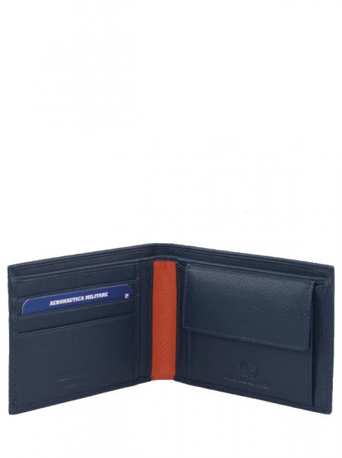 FIGHTER Portafoglio Uomo in pelle blue - Portafogli Uomo