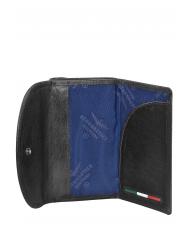 AERONAUTICA MILITARE TARGET Astuccio Portachiavi in pelle Nero - Portachiavi - 3