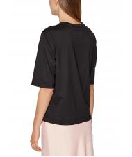 CALVIN KLEIN MESH LOGO T-shirt relaxed fit Ck Black - T-shirt e Top Donna - 2