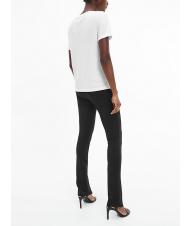 CALVIN KLEIN MICRO LOGO T-shirt in cotone, regular fit Bright White - T-shirt e Top Donna - 2